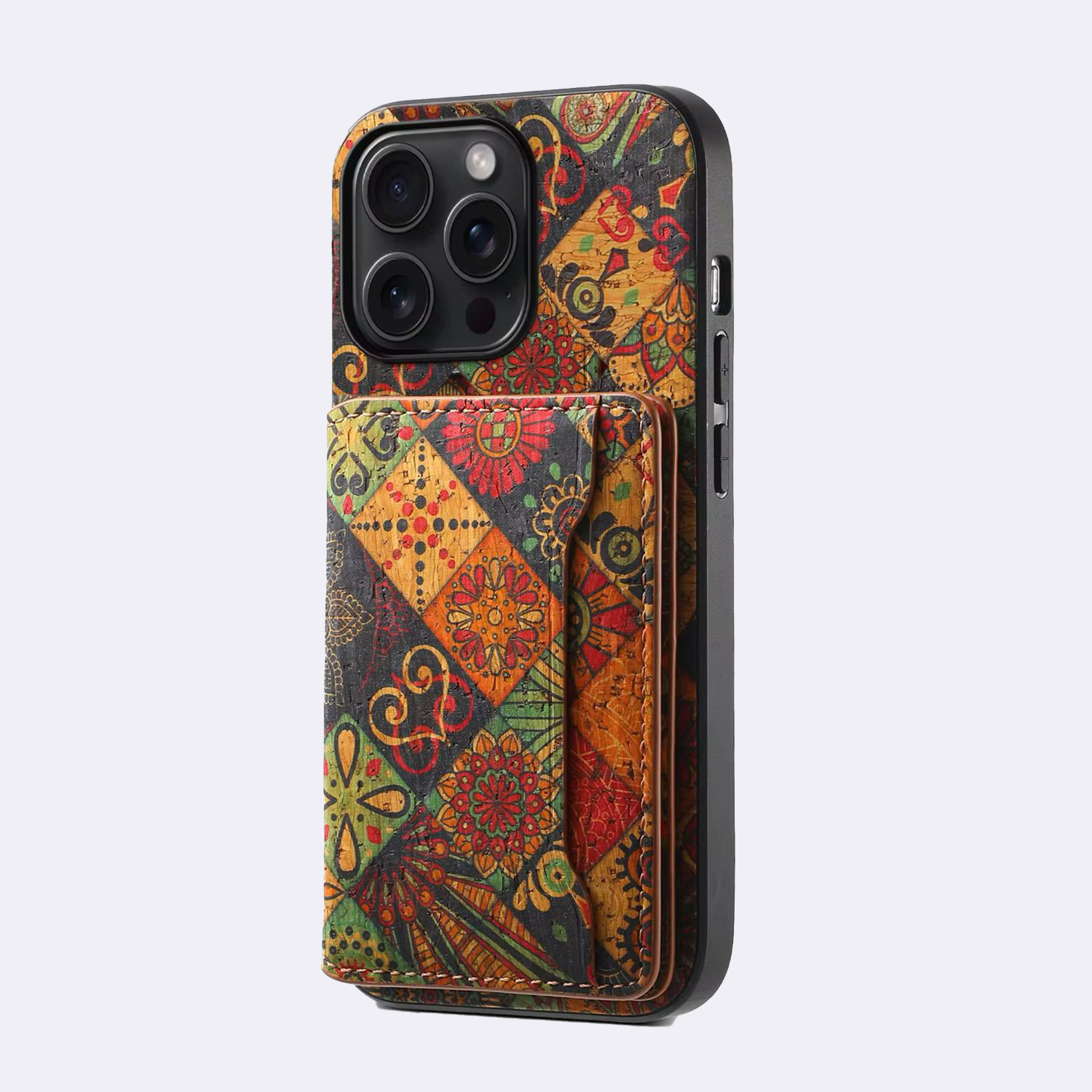 Étui Portefeuille à Rabat avec Fentes pour Cartes