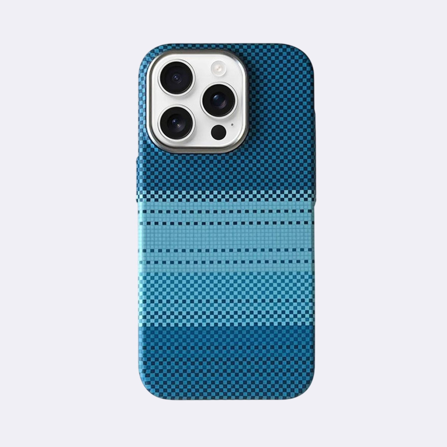 Coque Rigide PC MagSafe avec Cadre Métallique – Bleu Lune