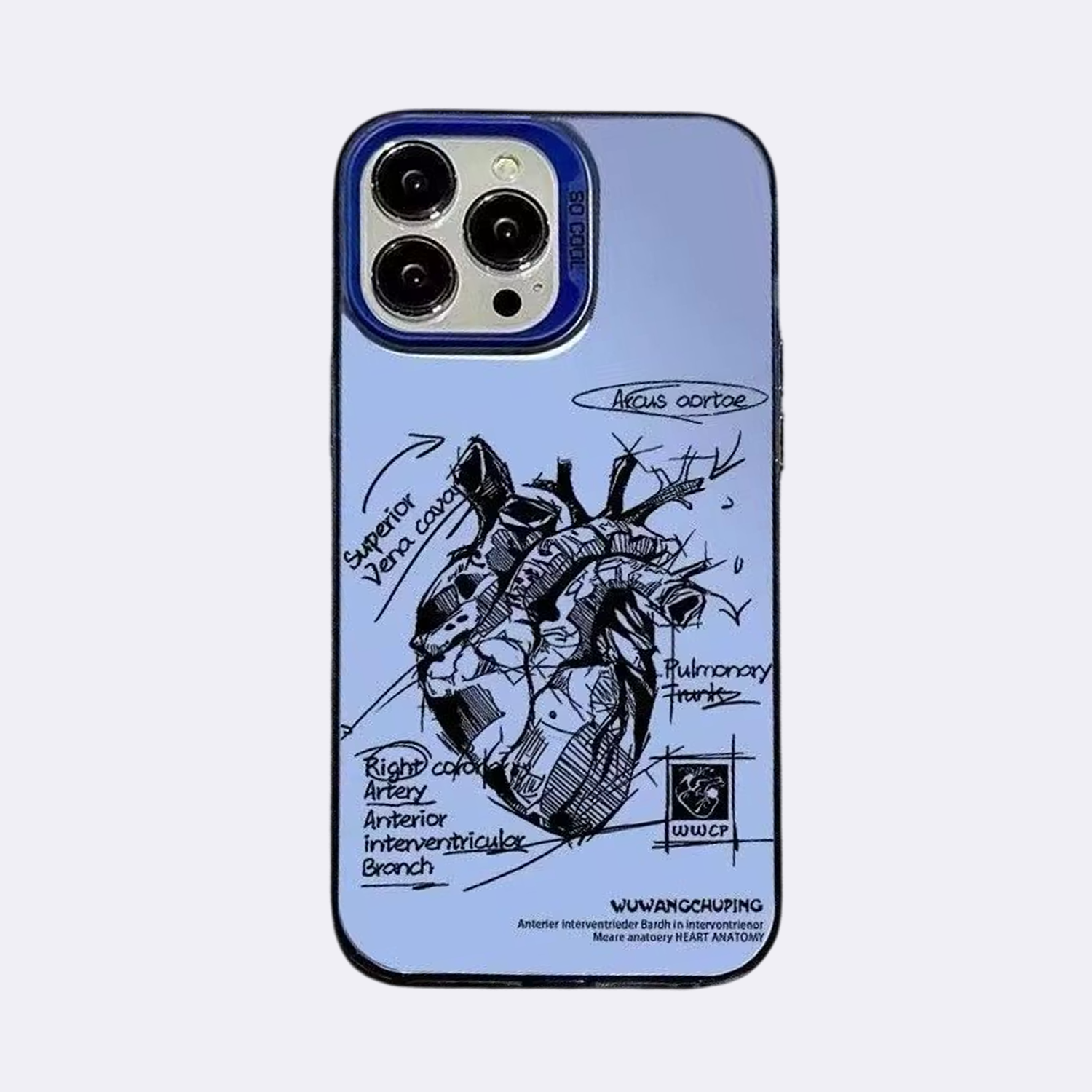 Coque de Téléphone Créative Modèle Cœur Médical