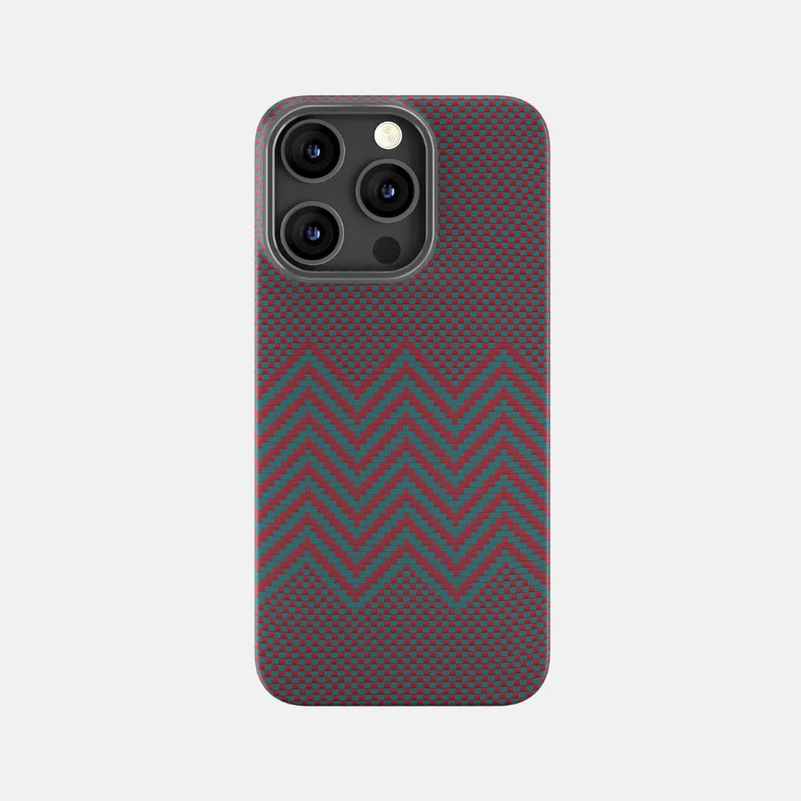 Coque en Fibre d'Aramide avec Motif Tissé 3D