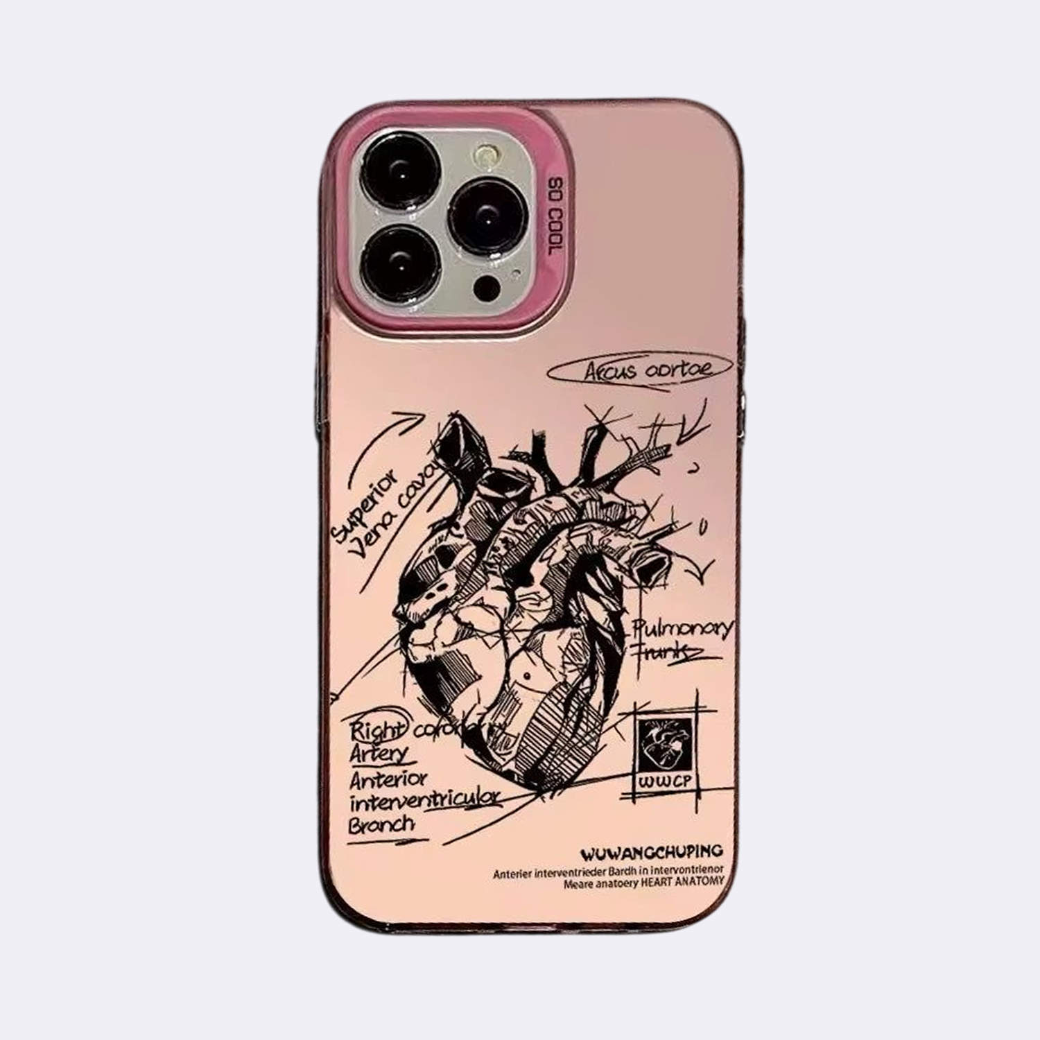Coque de Téléphone Tendance Analyse du Cœur